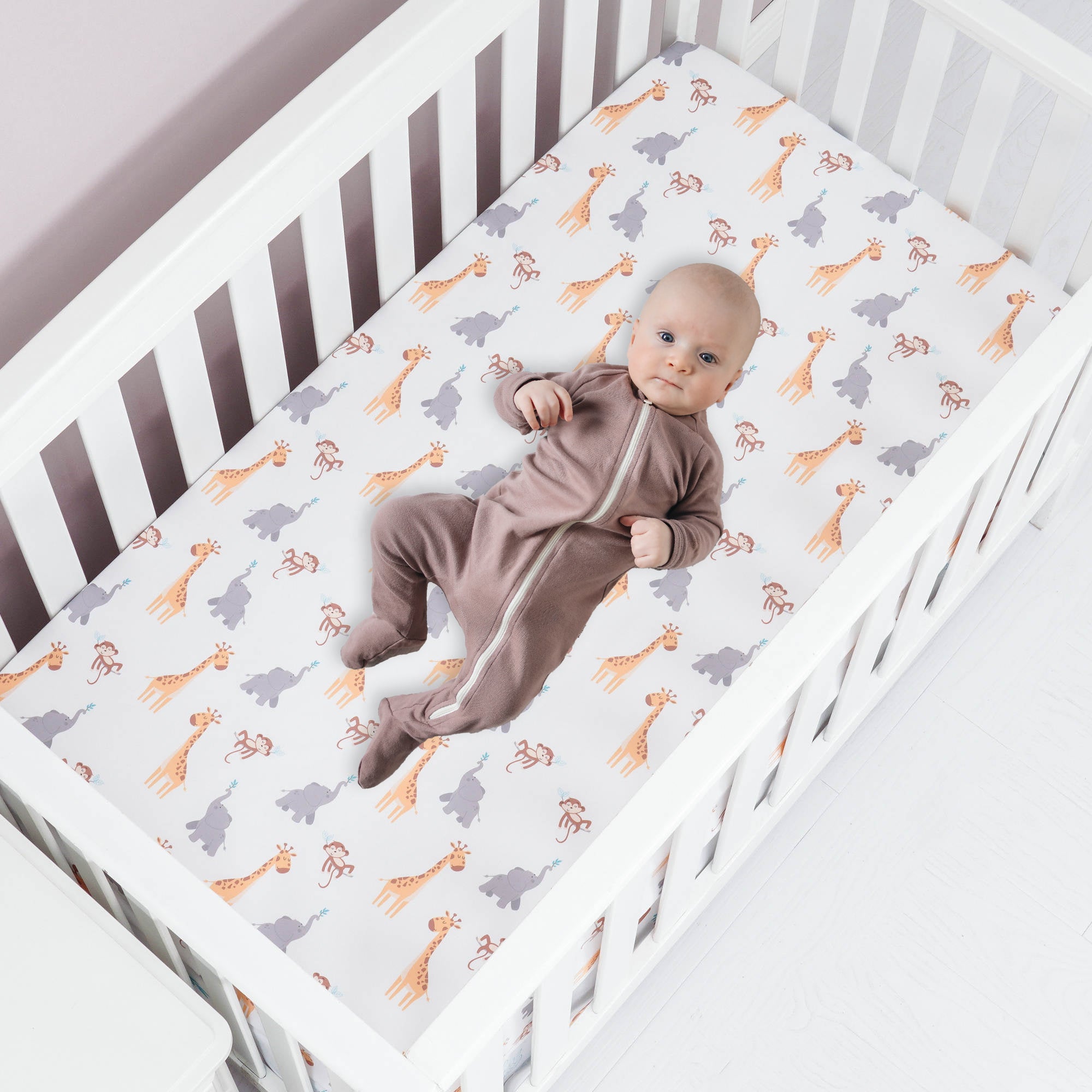 Jungle Friends 3-Piece Crib Bedding Set